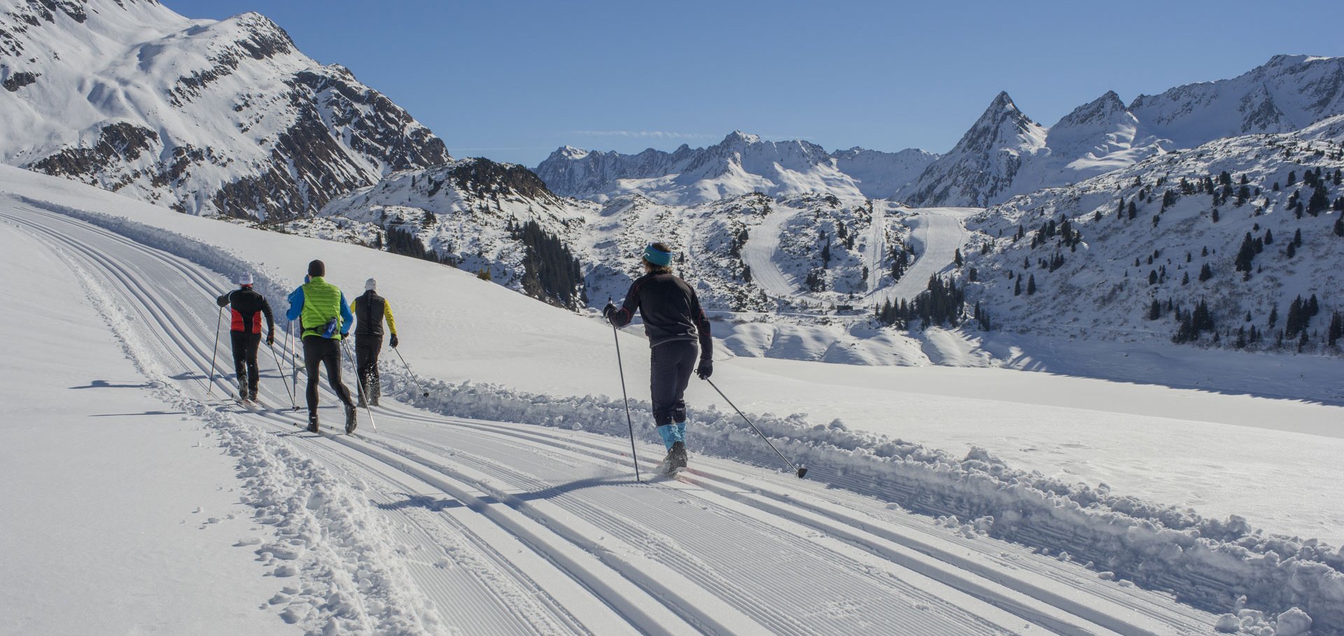 Winter sports at Hotel Seespitz: cross-country skiing in Ischgl