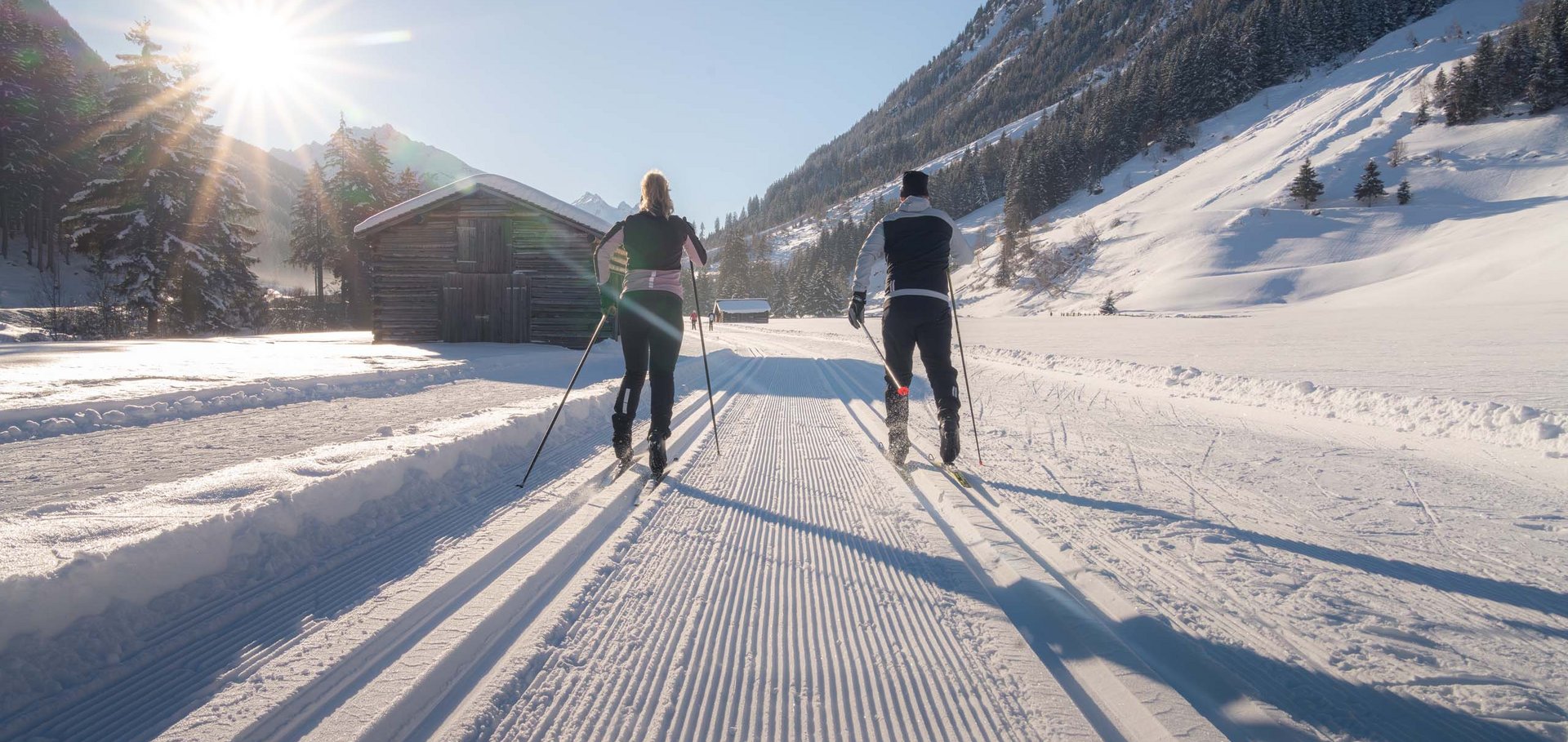 Winter sports at Hotel Seespitz: cross-country skiing in Ischgl