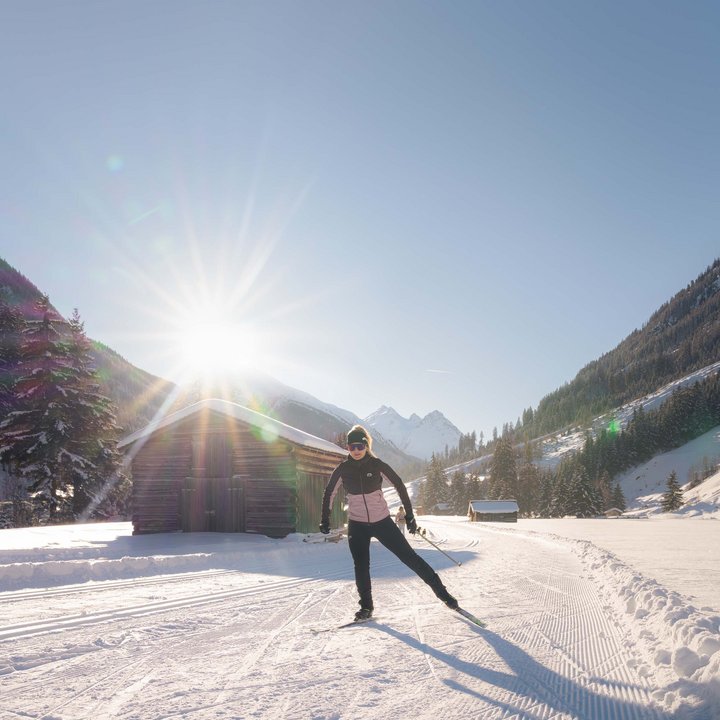 Winter sports at Hotel Seespitz: cross-country skiing in Ischgl